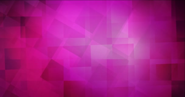 4K bucle de color rosa oscuro que fluye vídeo con rectángulos. — Vídeos de Stock