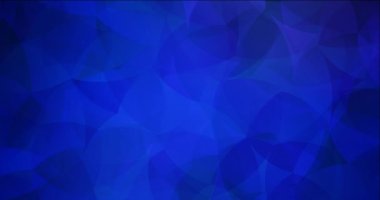 Memphis şekilli koyu mavi video 4K döngüsü.