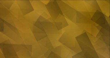 4K eşkenar dörtgenli koyu sarı soyut animasyon.