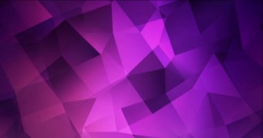 4K koyu mor, pembe çokgen video görüntüleri.