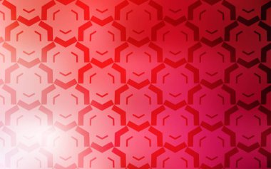 Bükülmüş çizgileri olan açık kırmızı vektör deseni. Basit bir şekilde yepyeni renkli bir tasvir. Markan için yeni kompozisyon.