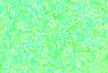 Düz çizgileri olan açık yeşil vektör düzeni. Bulanık dekoratif tasarım basit bir şekilde çizgilerle. Reklamlar, posterler, afişler için desen.