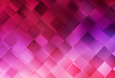 Koyu mor, eşkenar dörtgenli pembe vektör şablonu. Soyut arkaplanda dikdörtgenler ve renkli gradyanlar. Şablon bir arkaplan olarak kullanılabilir.