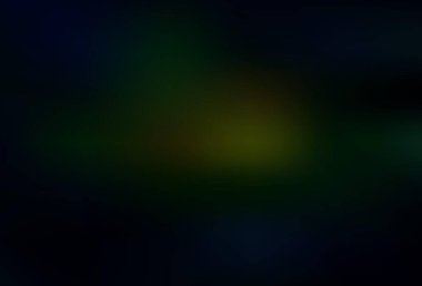 Koyu yeşil, sarı vektör soyut bulanık arkaplan. Görüntü stili ve gradyanı olan yeni renkli çizimler. Marka kitabı için zarif bir arkaplan.