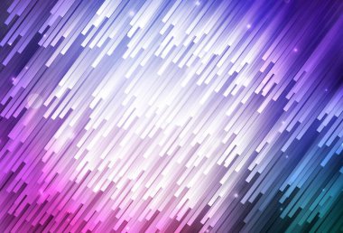 Açık Mor, keskin çizgileri olan pembe vektör deseni. Bulanık arkaplanda gradyanı olan çizgiler. Reklamınız, posteriniz, afişiniz için en iyi tasarım.