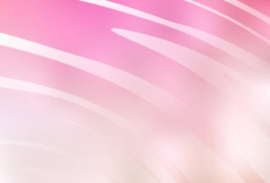 Açık Pembe, sarı çizgili vektör arkaplanı. Değişken çizgileri olan renkli soyut çizimler. Tasarımınız için basit şablon.
