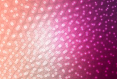 Küreli açık pembe vektör deseni. Renkli su damlaları olan modern soyut çizimler. İş ilanınız için tasarım.