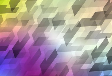 Çizgilerle, dikdörtgenlerle ışık çok renkli vektör düzeni. Renkli dikdörtgenleri olan bir resim. Web siteleri için şablon kullanılabilir.