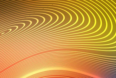 Açık Kırmızı, Wry çizgileri olan sarı vektör şablonu. Soyut ve gradyan renkte renkli çizimler. Fikirlerin için bir örnek..