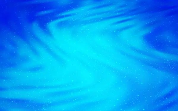 Φωτεινό Μπλε Διάνυσμα Φόντο Αστέρια Γαλαξία Λαμπερή Έγχρωμη Απεικόνιση Φωτεινά — Διανυσματικό Αρχείο