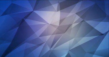 4K koyu pembe, mavi çokgen video örneği.