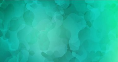 4K kaotik şekilli açık yeşil görüntü döngüsü.