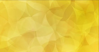 4K kaotik şekilli açık sarı görüntü döngüsü.