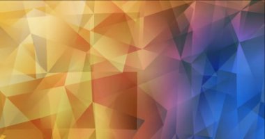 4K açık mavi, sarı hareketli slayt gösterisi.