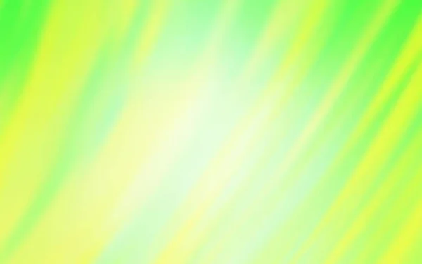 Světle Zelená Žlutý Vektor Abstraktní Jasná Šablona Barevná Abstraktní Ilustrace — Stockový vektor