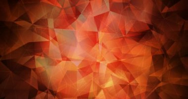 4K çokgen malzemelerle koyu kırmızı video döngüsü.