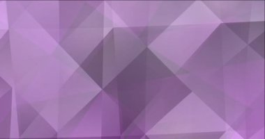 Açık mor çokgen video görüntüsü 4K döngüsü.