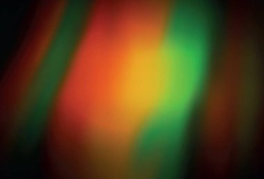 Koyu yeşil, sarı vektör parlak soyut düzen. Gradyan tasarımlı, soyut, ışıltılı çizimler. Tasarımının yeni yolu.