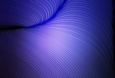 Eğri çizgileri olan açık mor vektör şablonu. Kavisli çizgilerden oluşan parlak bir illüstrasyon. Reklamınız için yepyeni tasarım..