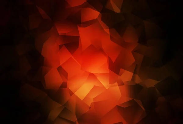 Donkerrode Vector Polygon Abstracte Indeling Creatieve Geometrische Illustratie Origami Stijl — Stockvector
