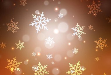 Karnaval tarzında koyu turuncu vektör şablonu. Noel tarzında renkli bir tasarım ve eğilim. Harfler ve tipografi için şablon.