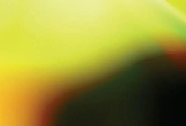 Hellgrün Gelb Vektor Bunte Unschärfe Hintergrund Eine Elegante Helle Illustration — Stockvektor