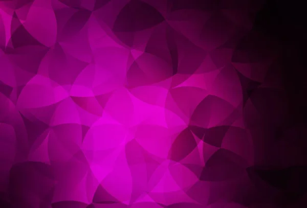Dark Pink Vetor Abstrato Mosaico Fundo Ilustração Colorida Estilo Poligonal — Vetor de Stock