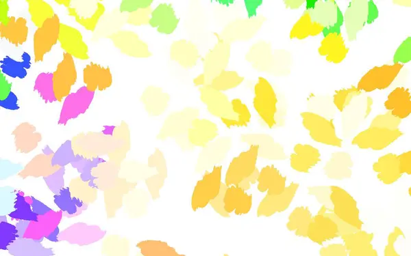 Легкий Многоцветный Векторный Отскок Мемфисом Красочные Хаотические Формы Градиентом Современном — стоковый вектор