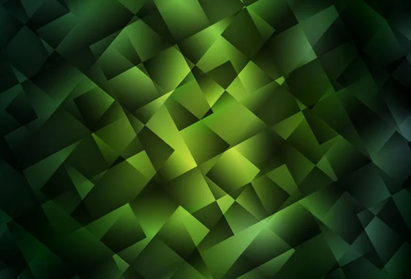 Motif Mosaïque Abstrait Vectoriel Vert Foncé Illustration Colorée Dans Style — Image vectorielle
