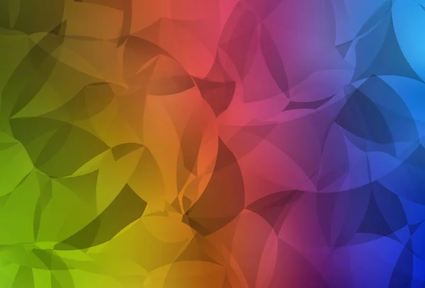Světlý Vícebarevný Vektorový Mnohoúhelníkový Vzor Kreativní Ilustrace Polotónovém Stylu Trojúhelníky — Stockový vektor