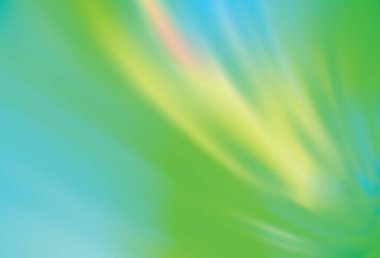 Açık mavi, yeşil vektör soyut bulanık arkaplan. Soyut ve gradyan renkte renkli çizimler. Tasarımlar için arka plan.