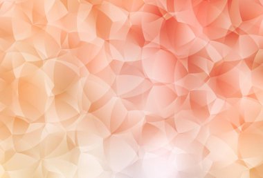 Memphis şekilli Light Orange vektör arkaplanı. Renkli rastgele şekillerle modern soyut illüstrasyon. Duvar kağıtları için zarif tasarım.