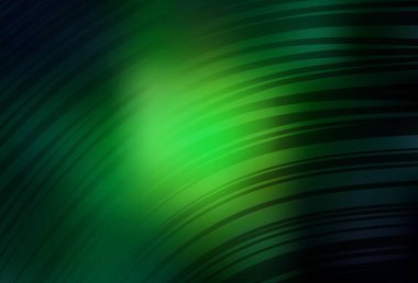 Koyu yeşil vektör, bulanık arkaplan. Soyut renkli gradyan çizimi. İşiniz için en iyi bulanık tasarım..