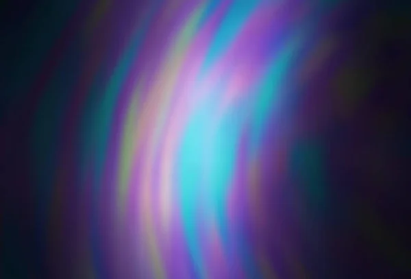 Vecteur Bleu Foncé Flou Gabarit Lumineux Nouvelle Illustration Colorée Dans — Image vectorielle