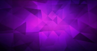 4K koyu mor, pembe çokgen soyut görüntüler.