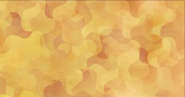 Açık turuncu renkli ve kaotik şekilli 4K döngü.