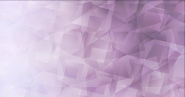 Çokgen malzemelerle açık mor video 4K döngüsü.