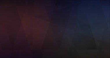 4K çokgen malzemeli koyu mavi, sarı video.