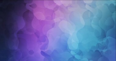 4K soyut şekilli koyu pembe, mavi renkli video döngüsü.