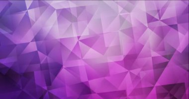 4K açık mor, pembe çokgen soyut görüntüler.