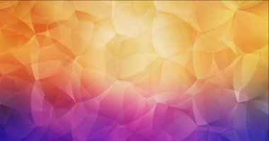 4K döngü açık mavi, rastgele formlarla sarı animasyon.