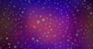 4K döngü koyu mavi, kırmızı animasyon Noel tarzı.