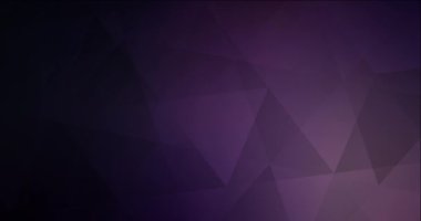 4K çokgen şekilli koyu mor video döngüsü.