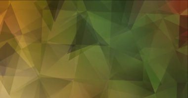 4K açık yeşil, çokgen şekilli kırmızı video.