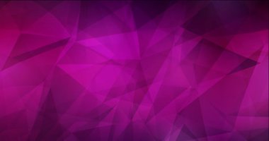 4K çokgen malzemelerle koyu pembe video döngüsü.