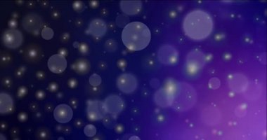 4K Noel tarzında koyu mor bir animasyon.