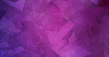 4K döngü koyu mor, pembe çokgen akış videosu.