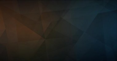 4K lacivert, sarı çokgen video örneği.