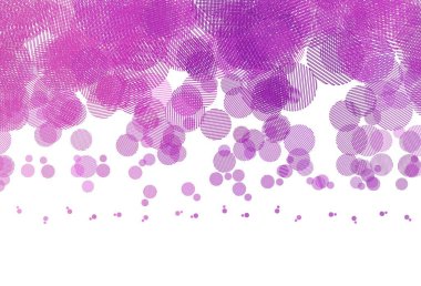 Noktalı açık pembe vektör arkaplanı. Bulanık dekoratif tasarım baloncuklu soyut tarzda. İş ilanınız için tasarım.