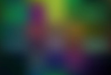 Koyu yeşil vektör parlak deseni bulanıklaştırdı. Gradyan ile modern soyut çizim. İş tasarımınız için yeni biçim.